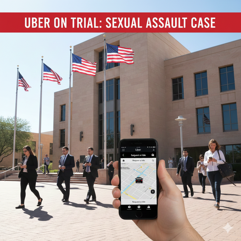 Uber enfrenta juicio por agresión sexual en Arizona que pone bajo escrutinio su historial de seguridad.