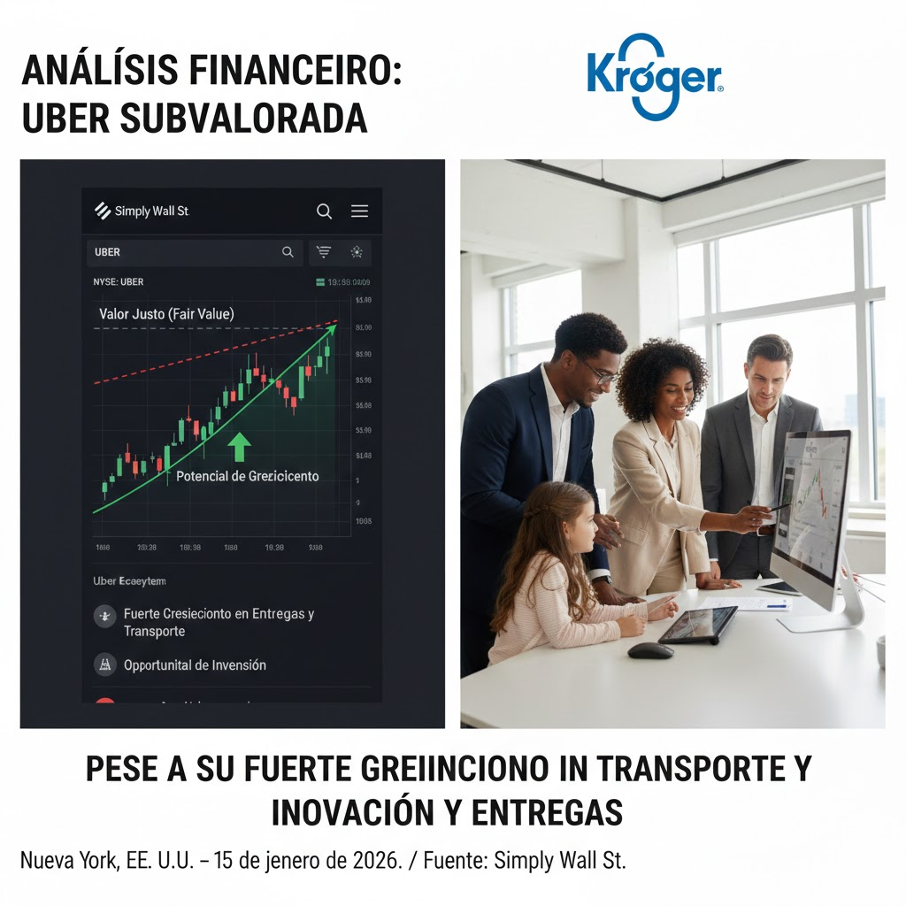 Análisis sugiere que las acciones de Uber podrían estar subvaloradas pese a su fuerte crecimiento en transporte y entregas